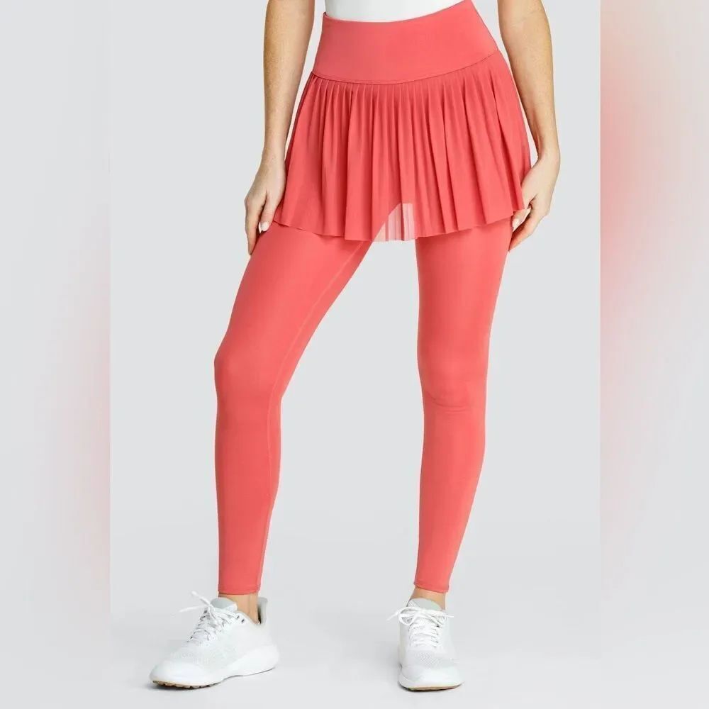 Eleven by Venus Williams Allegro Hi-Rise Skirted Leggings in Cherry Rose